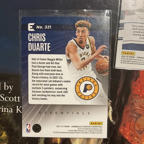 💥🔥CHRIS DUARTE CHRONICLES ESSENTIALS/PRESTIGE 💥🔥ROOKIE NBA 2021-2022💥🔥 - Picture 5 of 5